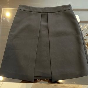 Black a line skirt with detail